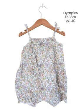 Dymples Ruffle-Bum Floral Romper 12M 18M Girls Clothing Small Shop